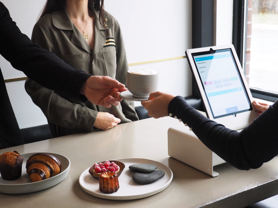 screenshot of MYR POS